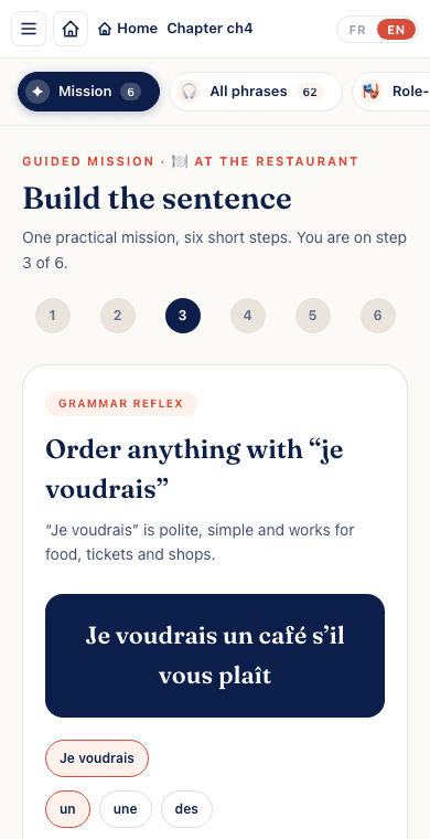 Construction d’une phrase simple en contexte