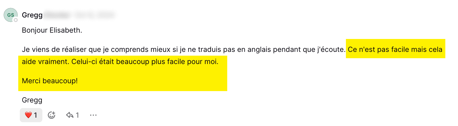Commentaire de Gregg