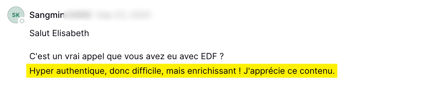 Commentaire de Sangmin